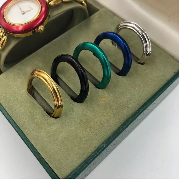 Gucci Collectable Watch with all Bezels and Box included - Picture 6 of 6